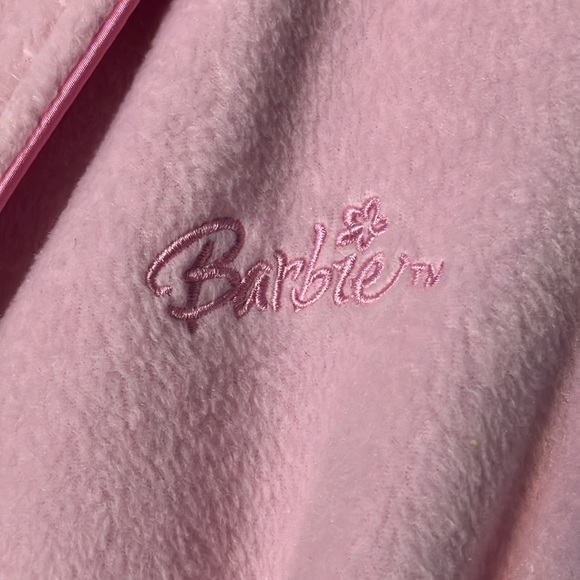 Gently Used Baby Pink Barbie Polyester Lounge Robe for Kids/Juniors - Picture 3 of 11